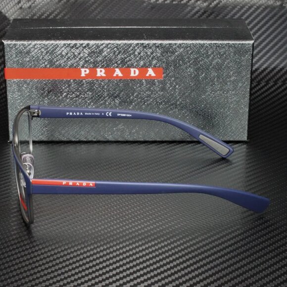 New Prada 55mm Men's Demo Eyeglasses With Full Box - Picture 2 of 4